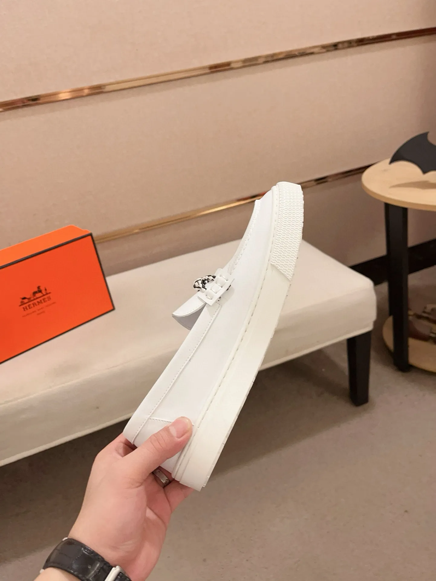 Men's clothing and shoes💰: 400💰《HERMES》【Classic Original Version】Hermès; Top 🔝 Purchasing Agency 🔍🔍Latest 🇺🇸Sold simultaneously at counters, original imported from Italy ▲▲Cow leather▲ ▲Exquisite workmanship (Italian 🇮🇹imported water-dyed 🐂cowhide lining) sole: original sole provided by the original factory, ⚠️exclusive double-layer activity·TPR·rubber·combined molded outsole; Code number: 36-46